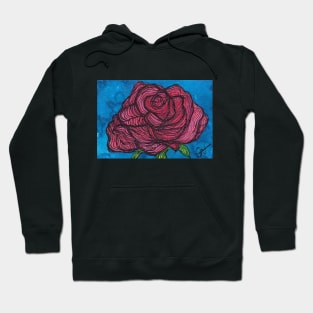 Red Rose Hoodie